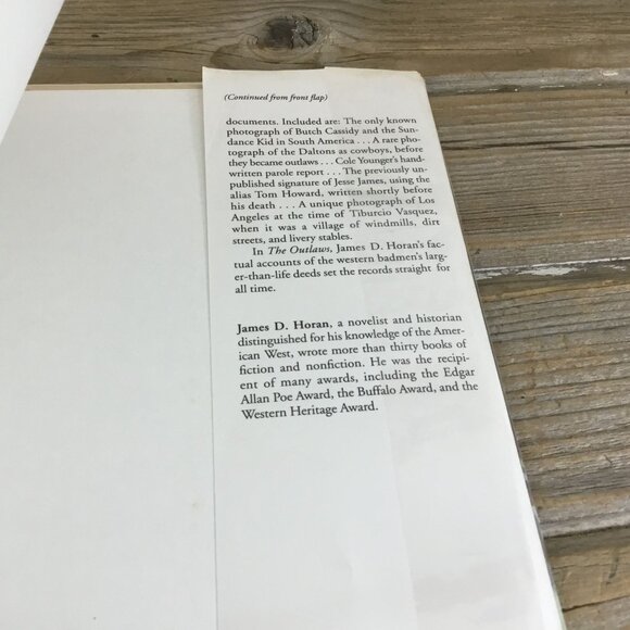 The Outlaws By James D. Horan Hardcover Book - Picture 5 of 10